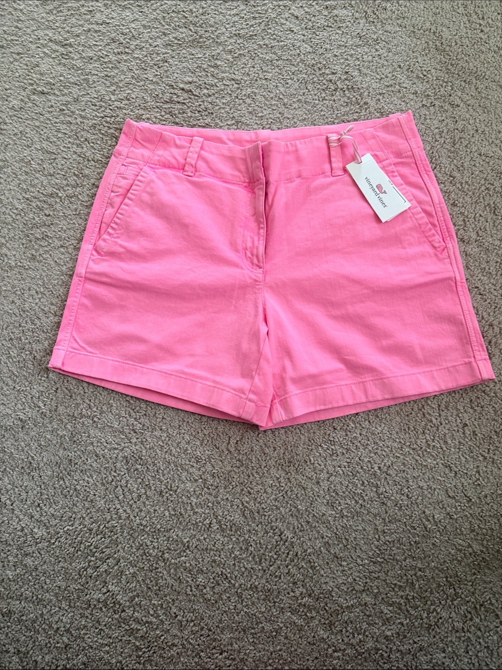 Vineyard Vines Bright Pink Women's Cotton Shorts